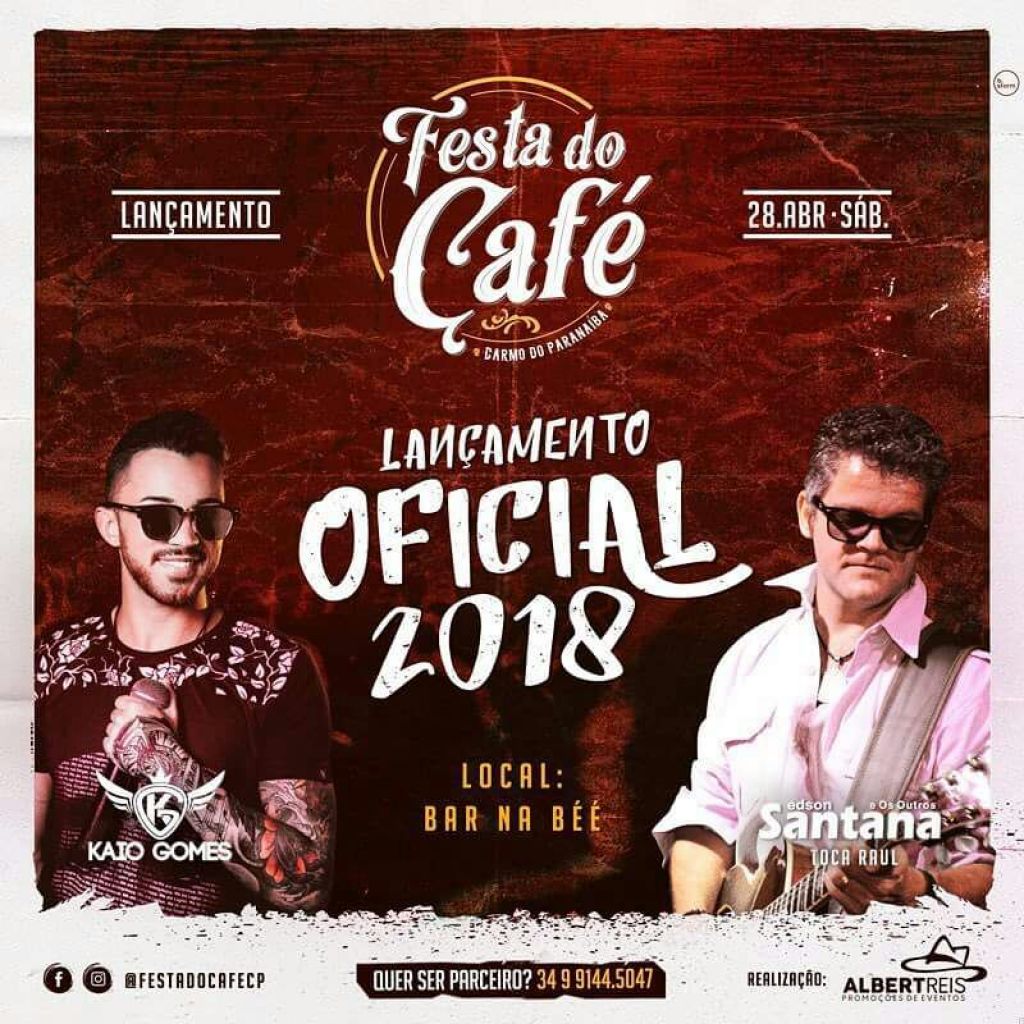 Sucesso em 2017, Carmo do Paranaíba confirma a 2ª edição da festa que homenageia o café.